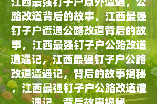 江西最强钉子户意外遭遇，公路改道背后的故事，江西最强钉子户遭遇公路改道背后的故事，江西最强钉子户公路改道遭遇记，江西最强钉子户公路改道遭遇记，背后的故事揭秘，江西最强钉子户公路改道遭遇记，背后故事揭秘