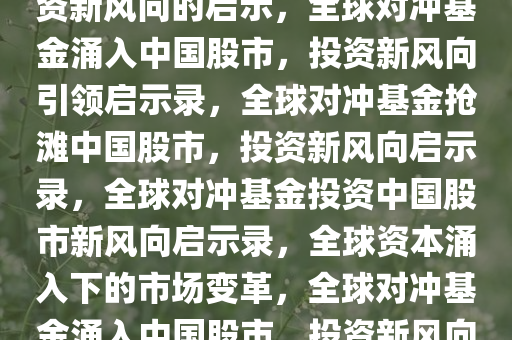 全球对冲基金涌入中国股市，投资新风向的启示，全球对冲基金涌入中国股市，投资新风向引领启示录，全球对冲基金抢滩中国股市，投资新风向启示录，全球对冲基金投资中国股市新风向启示录，全球资本涌入下的市场变革，全球对冲基金涌入中国股市，投资新风向启示录