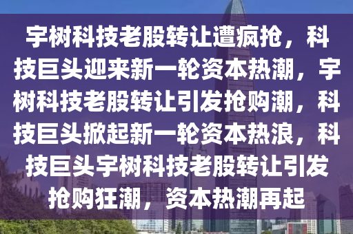 宇树科技老股转让遭疯抢，科技巨头迎来新一轮资本热潮，宇树科技老股转让引发抢购潮，科技巨头掀起新一轮资本热浪，科技巨头宇树科技老股转让引发抢购狂潮，资本热潮再起