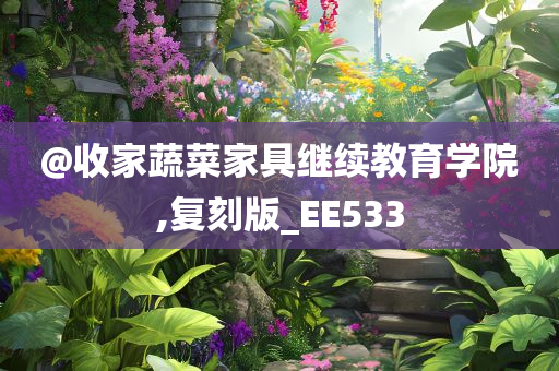 @收家蔬菜家具继续教育学院,复刻版_EE533