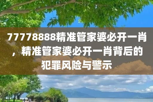 77778888精准管家婆必开一肖，精准管家婆必开一肖背后的犯罪风险与警示
