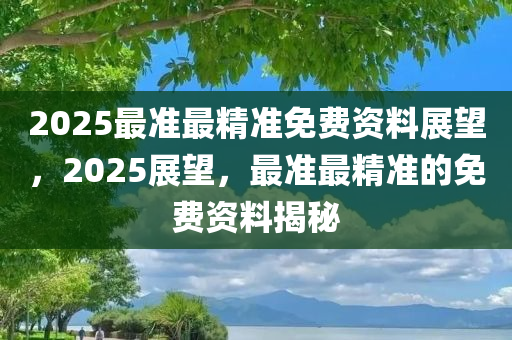 2025最准最精准免费资料展望，2025展望，最准最精准的免费资料揭秘