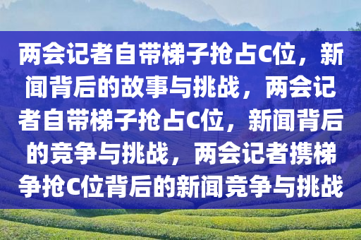 两会记者自带梯子抢占C位，新闻背后的故事与挑战，两会记者自带梯子抢占C位，新闻背后的竞争与挑战，两会记者携梯争抢C位背后的新闻竞争与挑战
