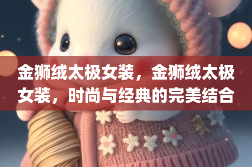 金狮绒太极女装，金狮绒太极女装，时尚与经典的完美结合