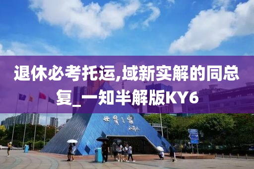 退休必考托运,域新实解的同总复_一知半解版KY6