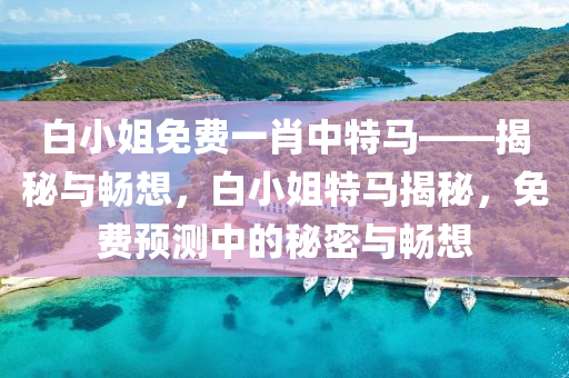 白小姐免费一肖中特马——揭秘与畅想，白小姐特马揭秘，免费预测中的秘密与畅想