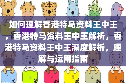 如何理解香港特马资料王中王，香港特马资料王中王解析，香港特马资料王中王深度解析，理解与运用指南