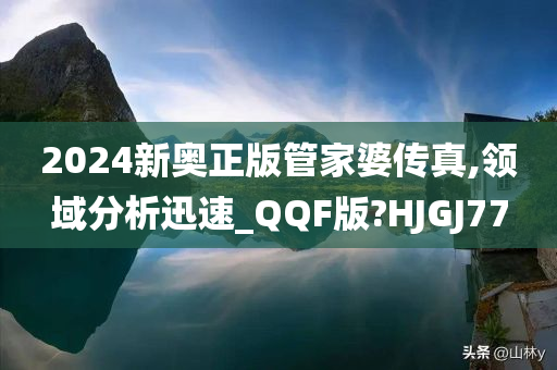 2024新奥正版管家婆传真,领域分析迅速_QQF版?HJGJ77