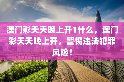 澳门彩天天晚上开1什么，澳门彩天天晚上开，警惕违法犯罪风险！