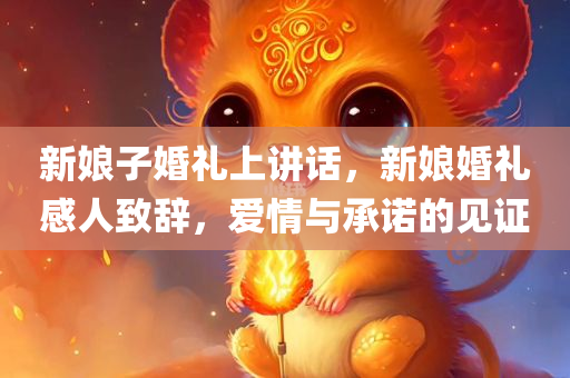 新娘子婚礼上讲话，新娘婚礼感人致辞，爱情与承诺的见证