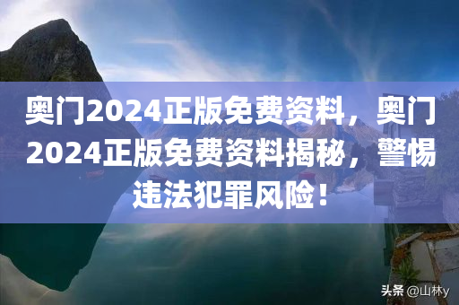 奥门2024正版免费资料，奥门2024正版免费资料揭秘，警惕违法犯罪风险！