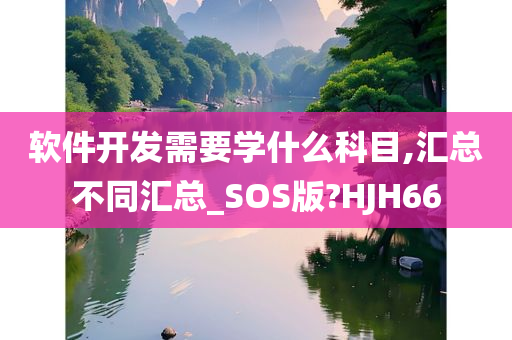 软件开发需要学什么科目,汇总不同汇总_SOS版?HJH66