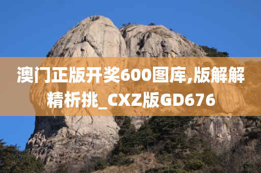 澳门正版开奖600图库,版解解精析挑_CXZ版GD676