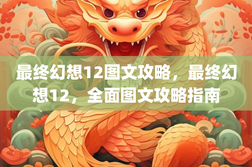 最终幻想12图文攻略，最终幻想12，全面图文攻略指南