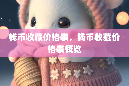 钱币收藏价格表，钱币收藏价格表概览