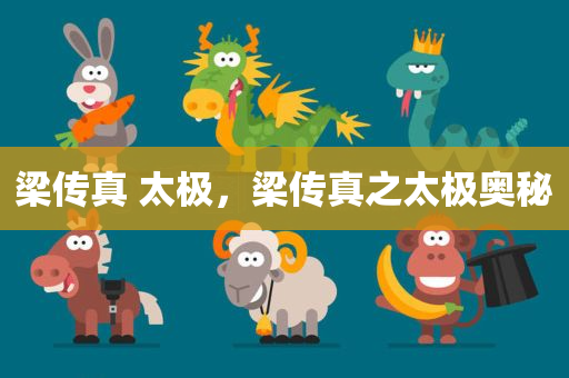梁传真 太极，梁传真之太极奥秘
