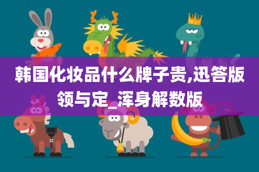 韩国化妆品什么牌子贵,迅答版领与定_浑身解数版