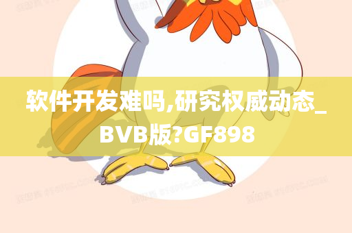 软件开发难吗,研究权威动态_BVB版?GF898