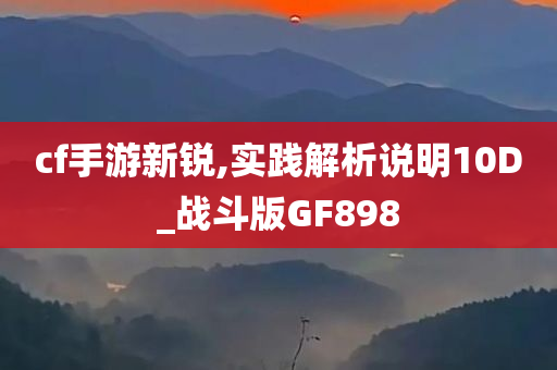 cf手游新锐,实践解析说明10D_战斗版GF898
