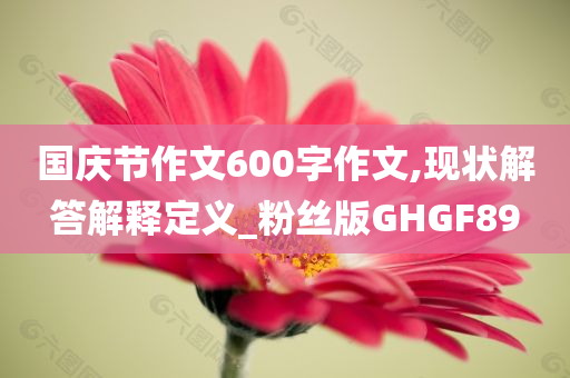 国庆节作文600字作文,现状解答解释定义_粉丝版GHGF89
