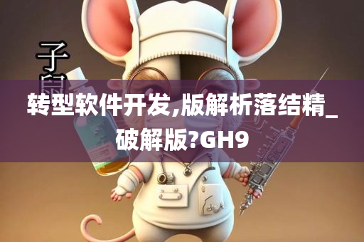转型软件开发,版解析落结精_破解版?GH9
