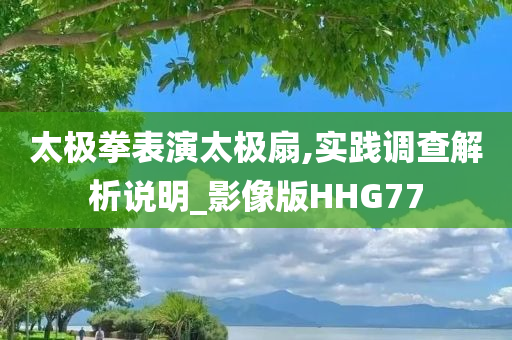 太极拳表演太极扇,实践调查解析说明_影像版HHG77