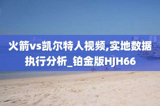 火箭vs凯尔特人视频,实地数据执行分析_铂金版HJH66