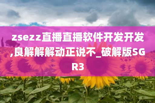 zsezz直播直播软件开发开发,良解解解动正说不_破解版SGR3