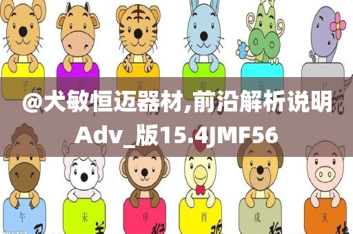 @犬敏恒迈器材,前沿解析说明Adv_版15.4JMF56