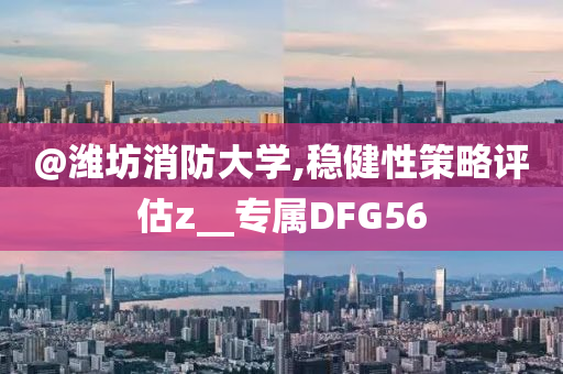 @潍坊消防大学,稳健性策略评估z__专属DFG56