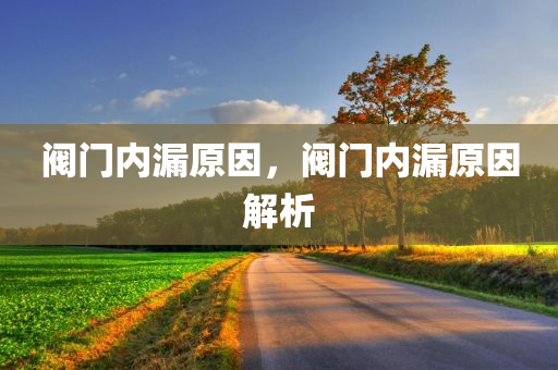 阀门内漏原因，阀门内漏原因解析