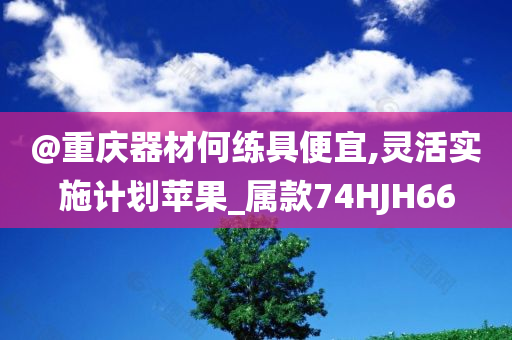 @重庆器材何练具便宜,灵活实施计划苹果_属款74HJH66