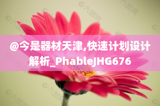 @今是器材天津,快速计划设计解析_PhableJHG676