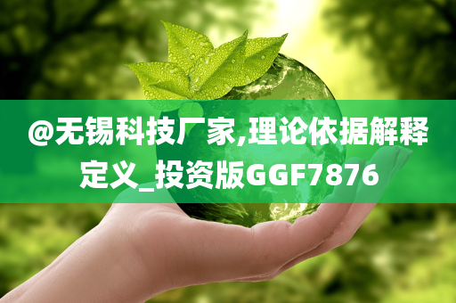 @无锡科技厂家,理论依据解释定义_投资版GGF7876