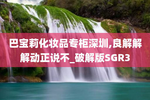 巴宝莉化妆品专柜深圳,良解解解动正说不_破解版SGR3