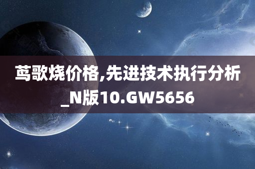 茑歌烧价格,先进技术执行分析_N版10.GW5656
