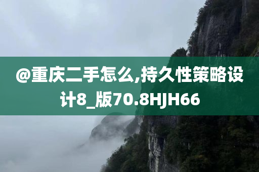 @重庆二手怎么,持久性策略设计8_版70.8HJH66