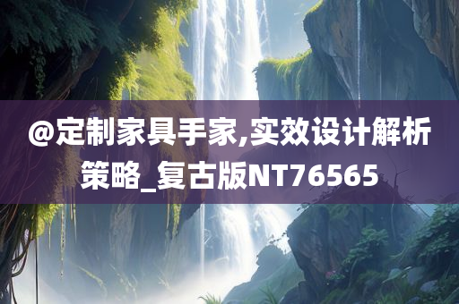 @定制家具手家,实效设计解析策略_复古版NT76565