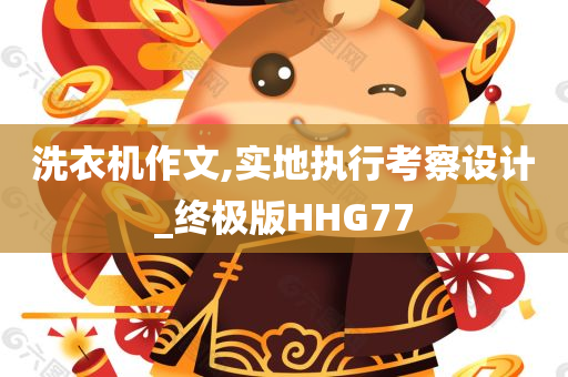 洗衣机作文,实地执行考察设计_终极版HHG77