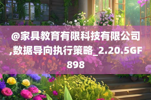 @家具教育有限科技有限公司,数据导向执行策略_2.20.5GF898