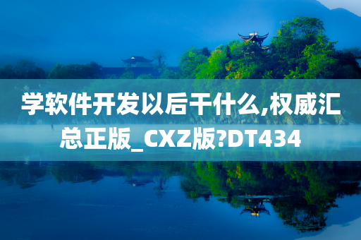 学软件开发以后干什么,权威汇总正版_CXZ版?DT434
