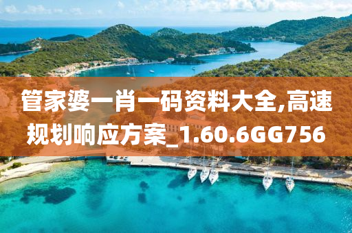 管家婆一肖一码资料大全,高速规划响应方案_1.60.6GG756