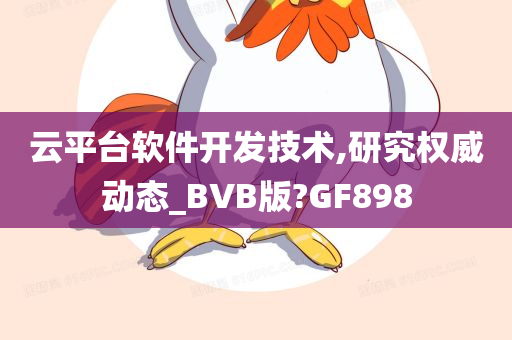 云平台软件开发技术,研究权威动态_BVB版?GF898