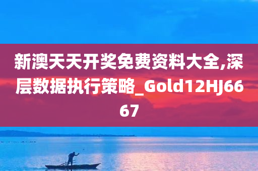 新澳天天开奖免费资料大全,深层数据执行策略_Gold12HJ6667